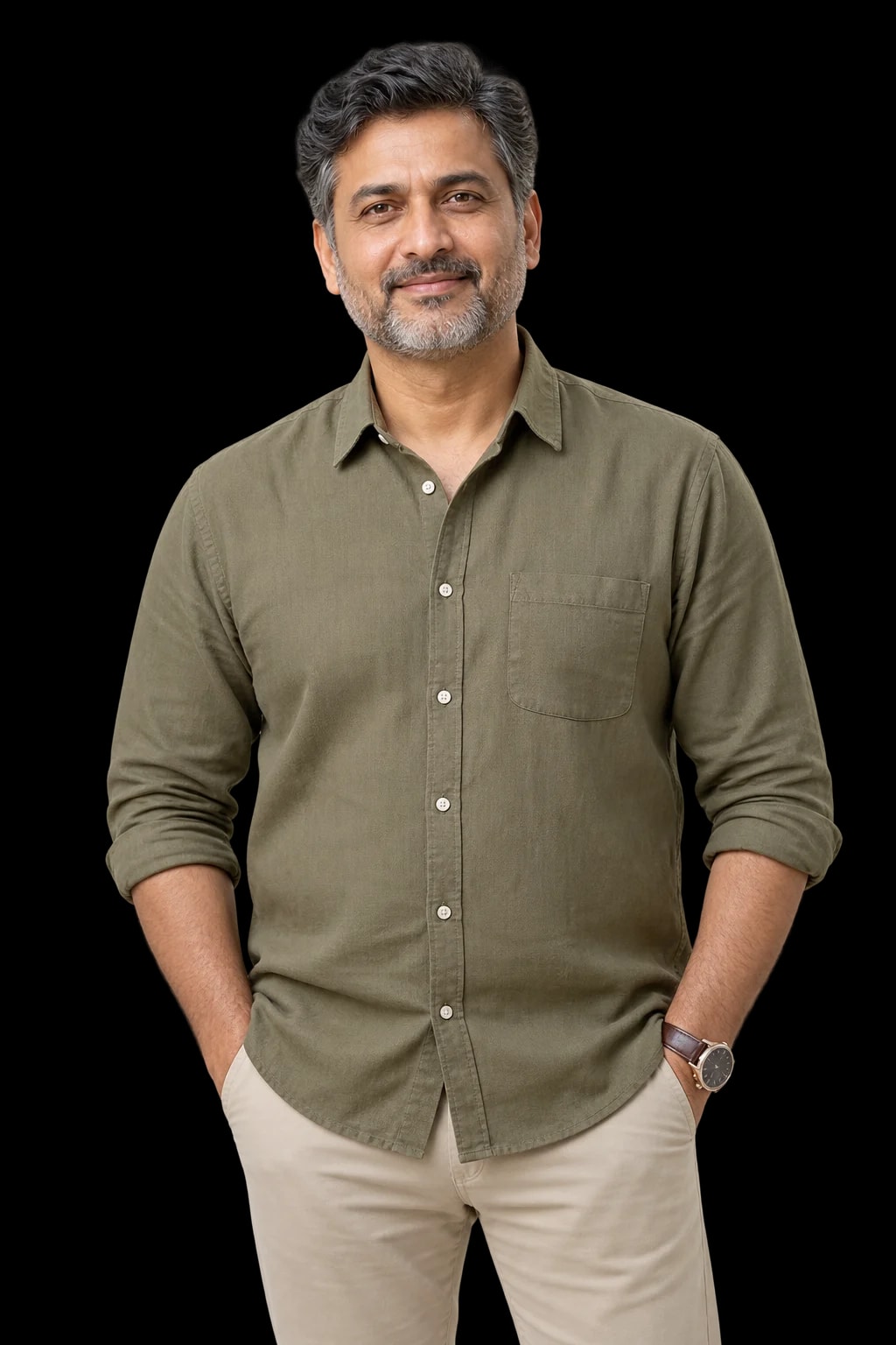 Confident middle-aged man